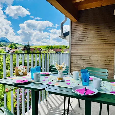 Berg Fux - 5 Neue Wohlfuehl Mit Bergblick, Balkon, Parkplatz, Nahe Oberstdorf דירה זונטהופן